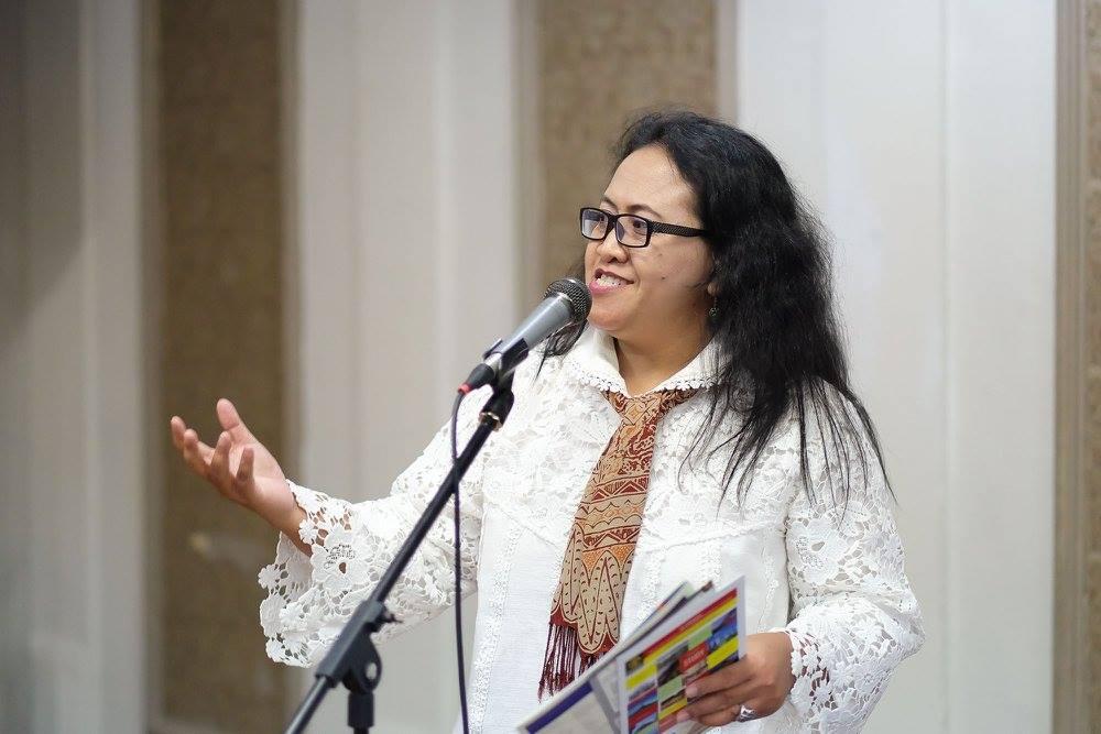 Dr. Henny Saptatia Drajati, Európa-tanulmányok posztgraduális program, Universitas Indonesia. Fotó: Magyarország jakartai nagykövetsége